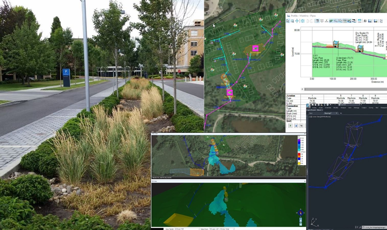 Gestion à la parcelle, présentation d’InfoDrainage un outil de dimensionnement de projet d’aménagement durable et résilient - F37 - #CGLE 2022