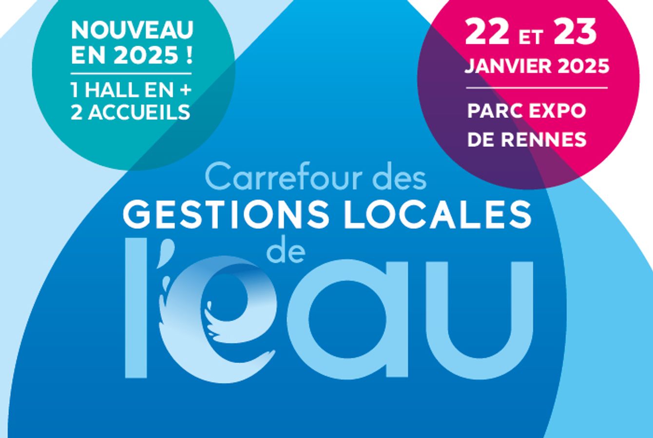 26e Carrefour des Gestions Locales de l'Eau - 22 & 23 janvier 2025, Rennes