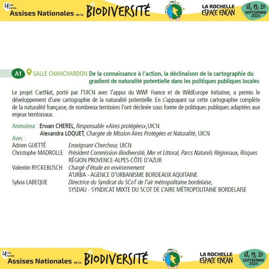 [ANB24] De la connaissance à l'action, la déclinaison de la cartographie du gradient de naturalité potentielle dans les politiques publiques locales