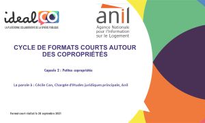 [ FORMAT COURT COPROPRIETES ] 2 : Petites copropriétés