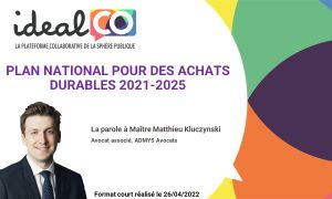 [Format court] Plan national pour des achats durables 2021-2025