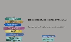 Capital humain & services déchets : plénière d'ouverture